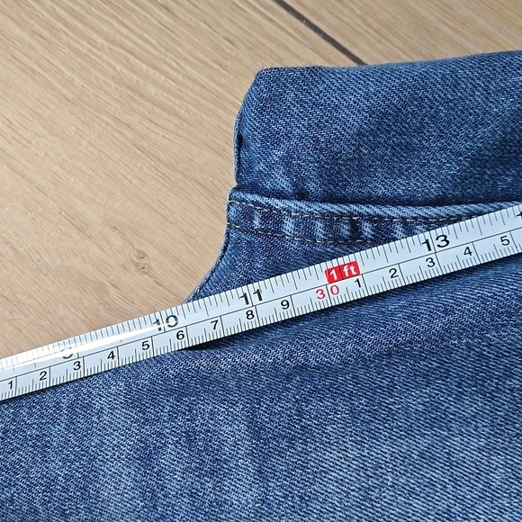 Banana Republic High Waist Wide Leg Crop Jeans Sz 31 - Picture 7 of 9